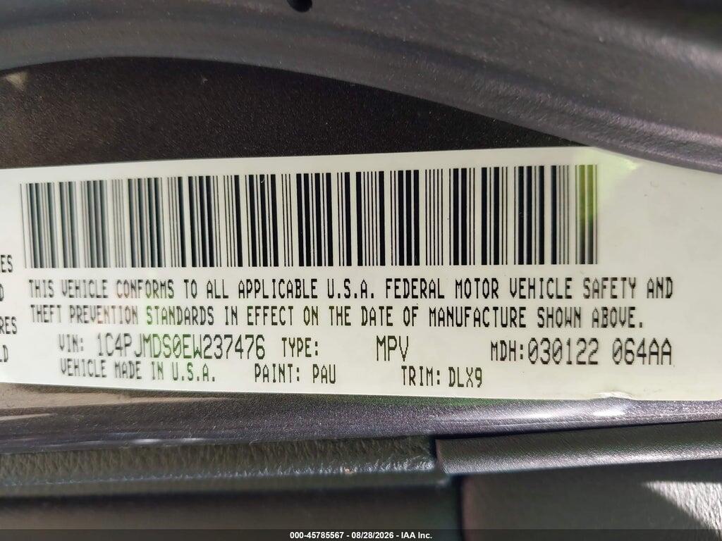 1C4PJMDS0EW237476 2014 JEEP CHEROKEE photo no. 9