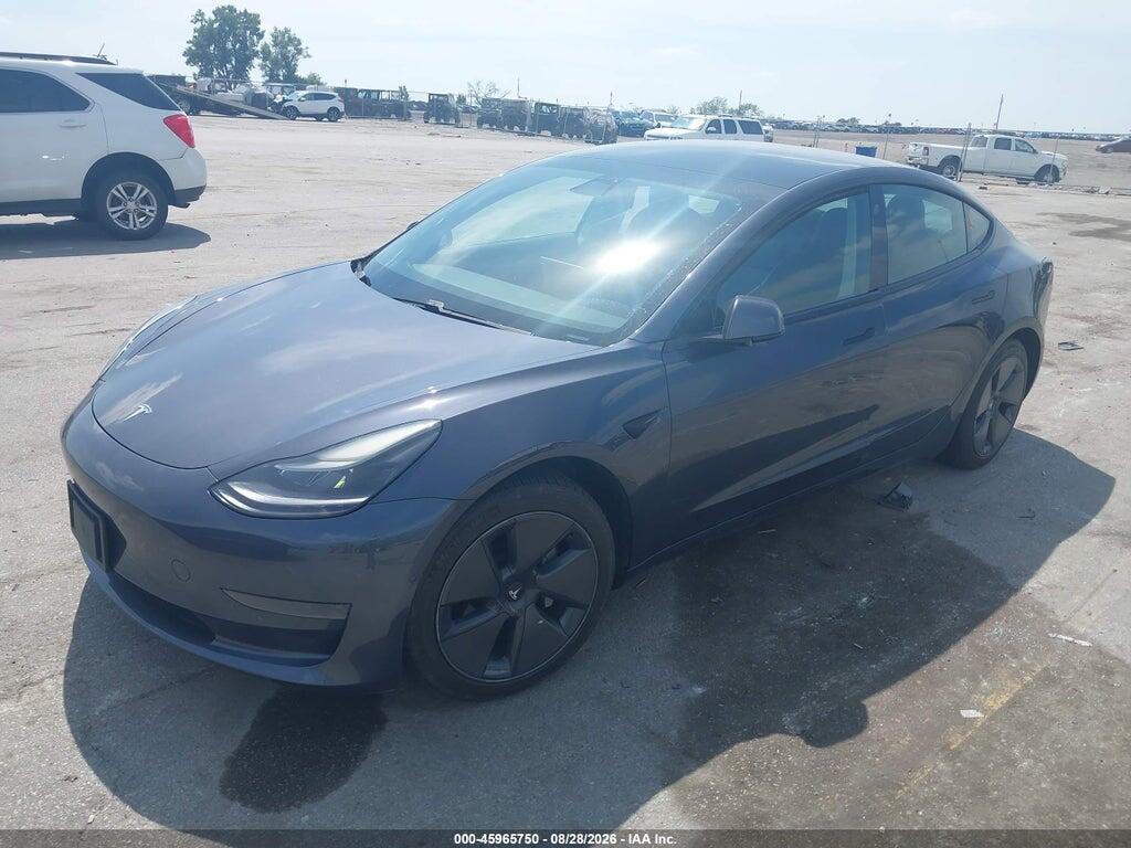 5YJ3E1EA4MF085079 2021 TESLA MODEL 3 photo no. 2