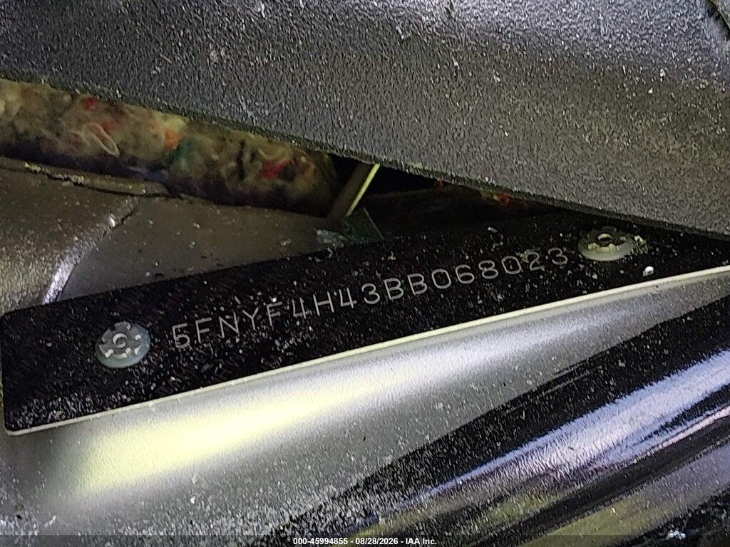 5FNYF4H43BB068023 2011 HONDA PILOT photo no. 9
