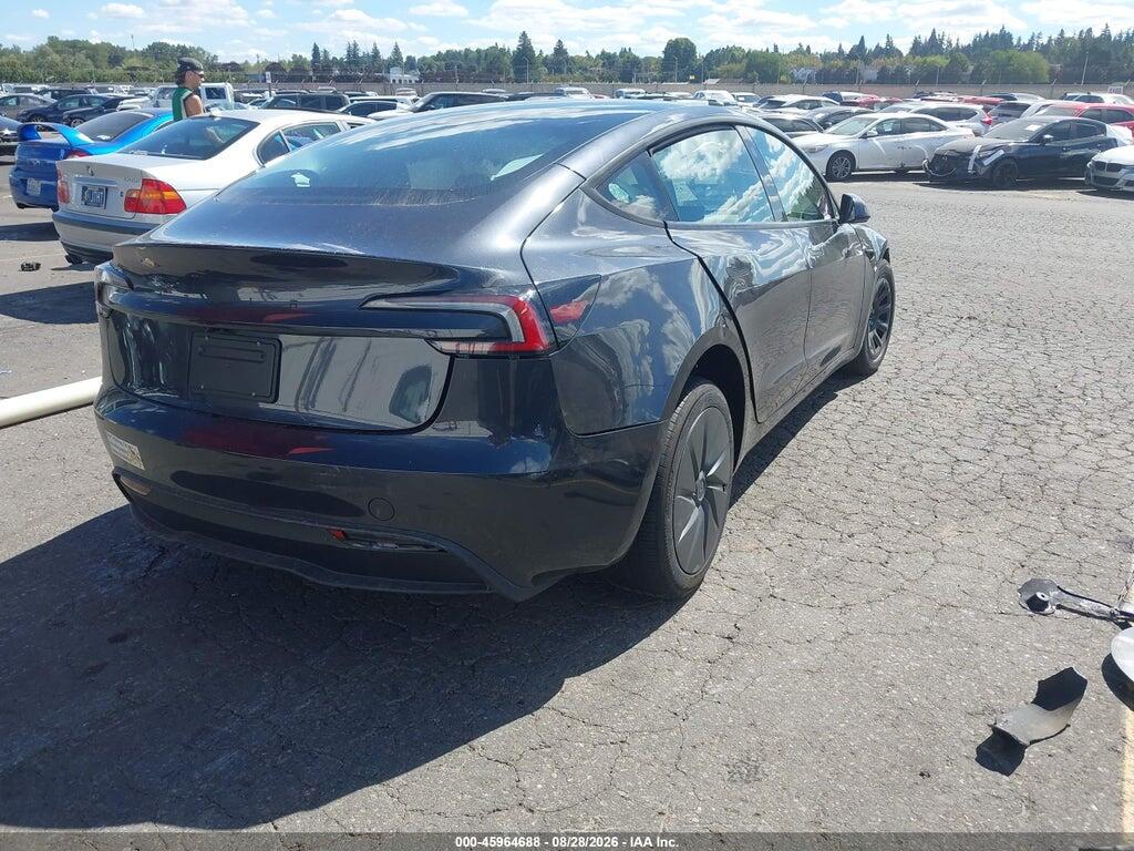 5YJ3E1EA5SF138286 2025 TESLA MODEL 3 photo no. 4