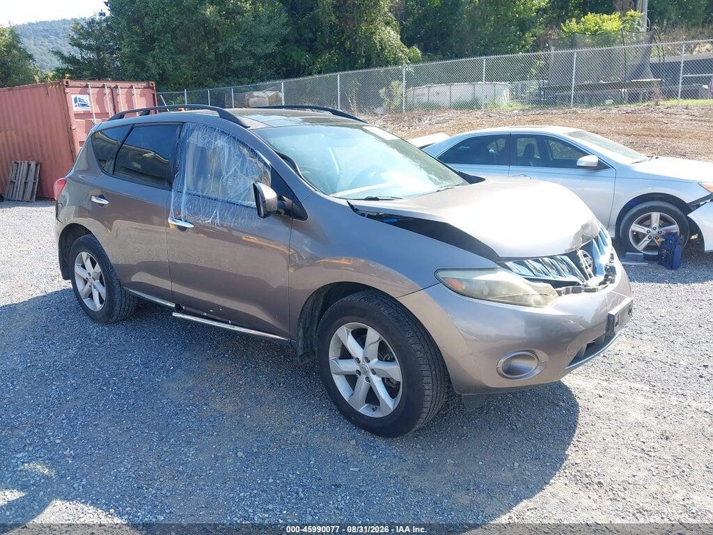2009 NISSAN MURANO JN8AZ18W49W120181