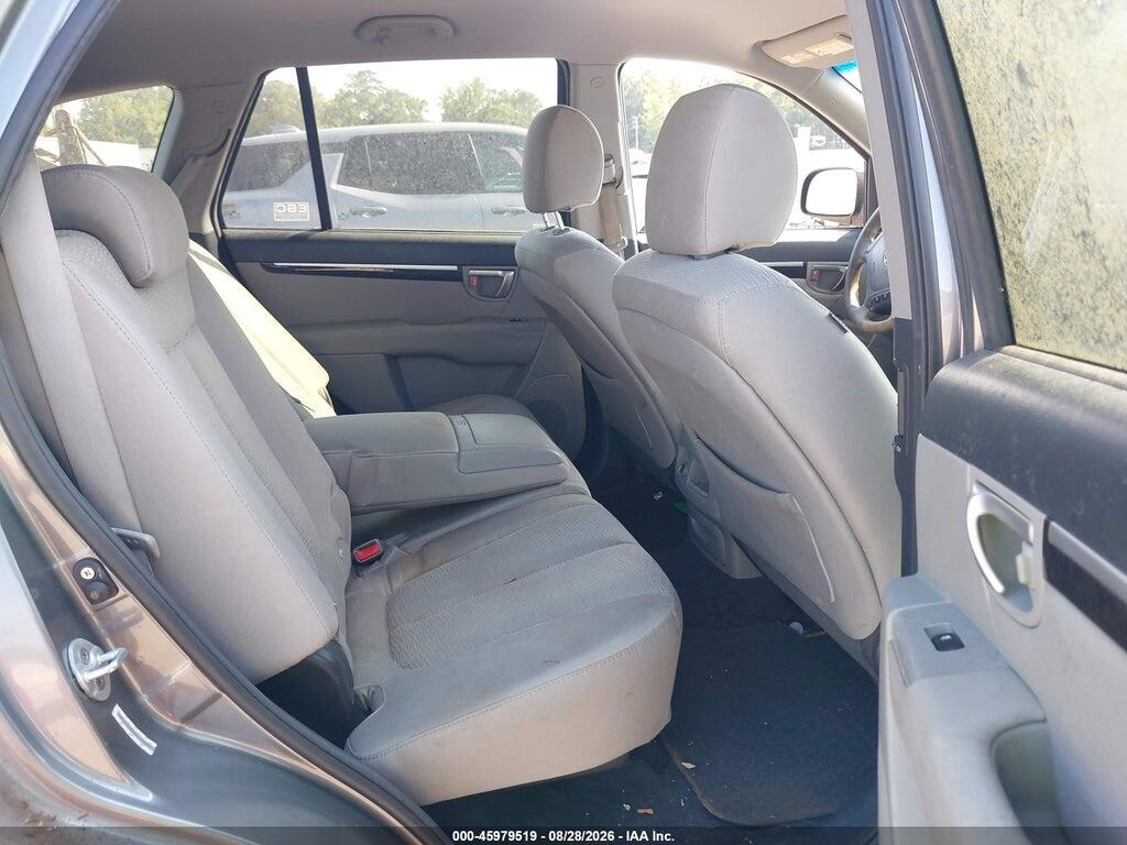 5NMSG13D29H250622 2009 HYUNDAI SANTA FE photo no. 8