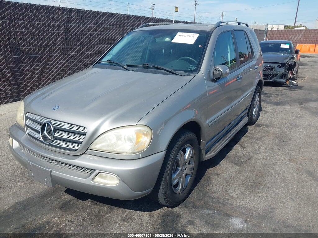 4JGAB75E35A552276 2005 MERCEDES-BENZ ML 500 photo no. 2