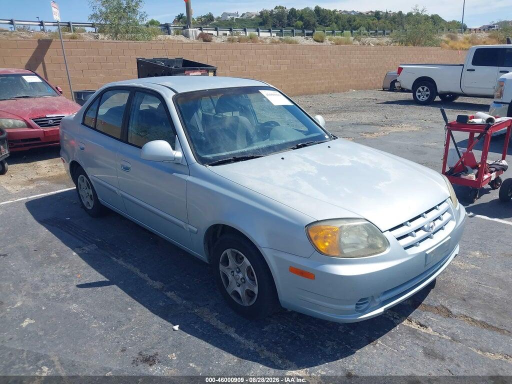 2005 HYUNDAI ACCENT KMHCG45CX5U635886