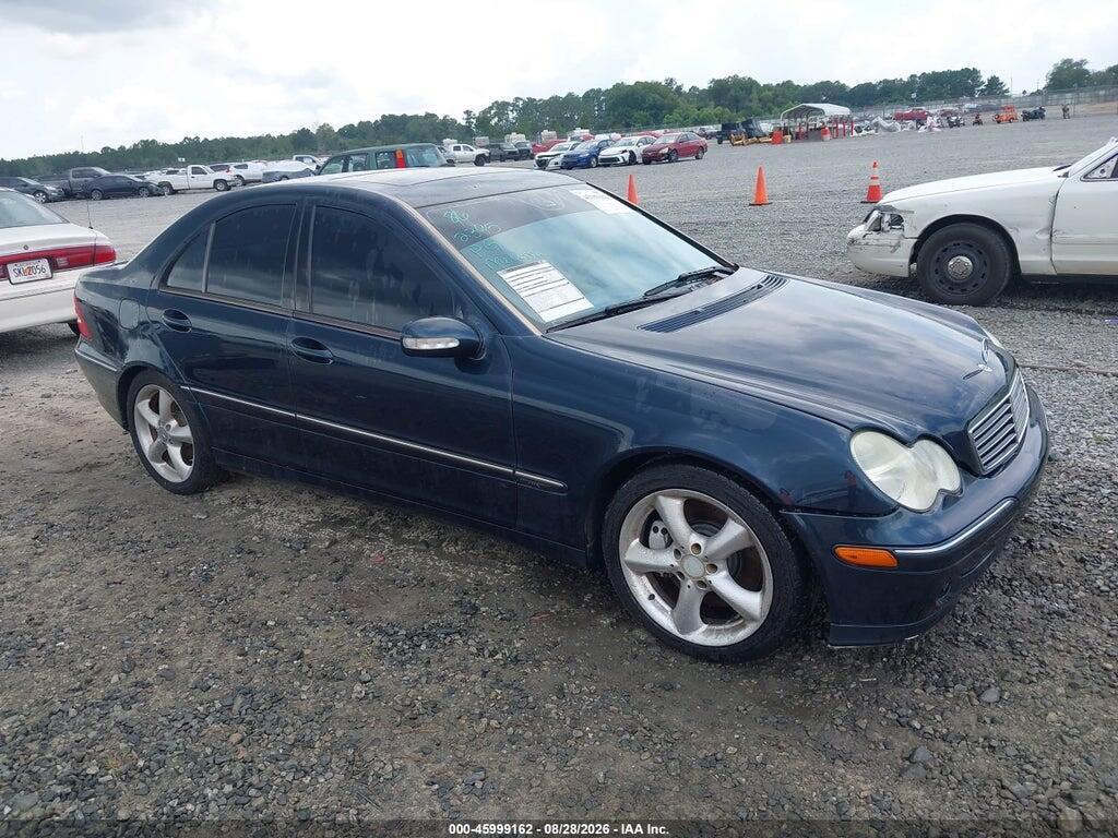 2004 MERCEDES-BENZ C 230 WDBRF40J04F498434