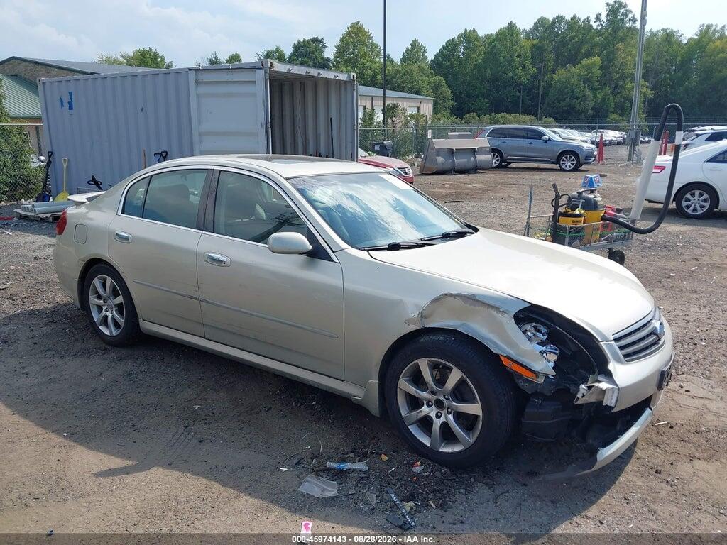 2006 INFINITI G35 JNKCV51E36M517928