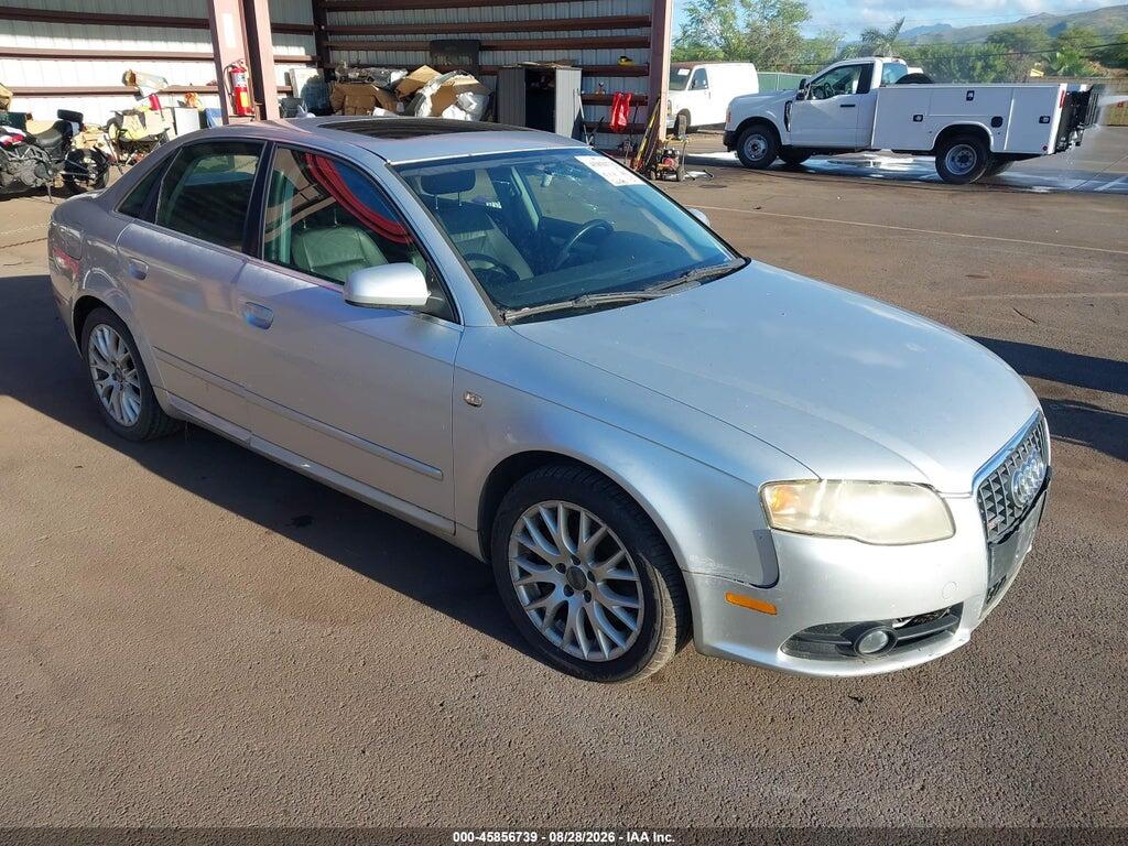 2008 AUDI A4 WAUAF78E68A154999