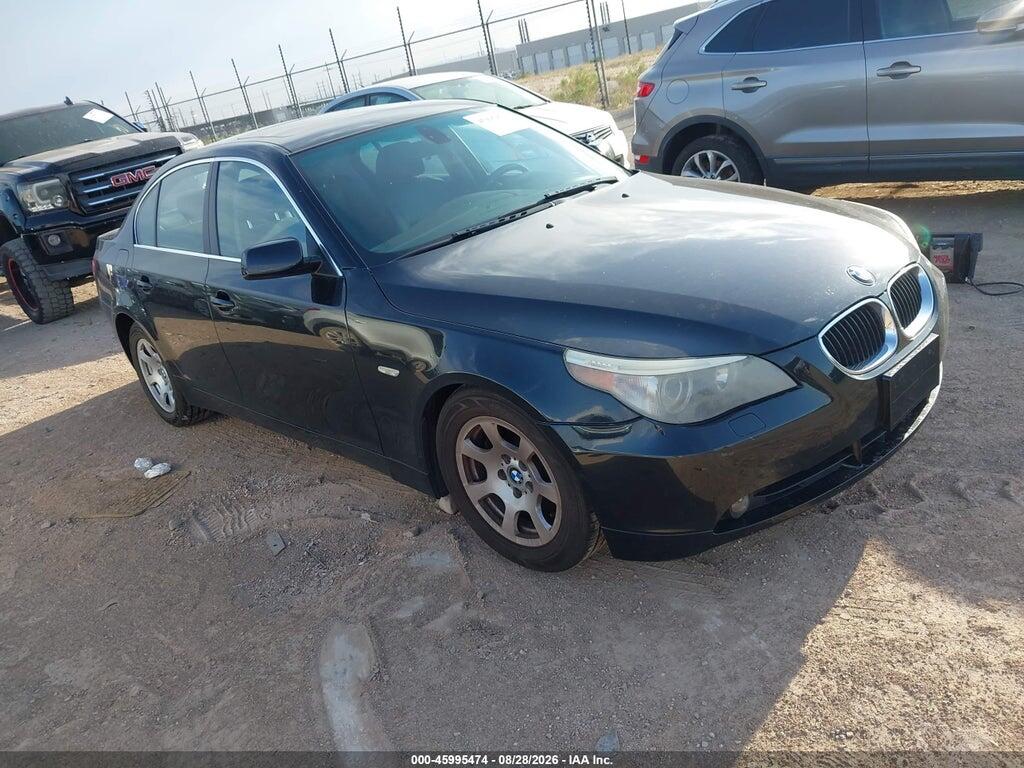 2004 BMW 525I WBANA535X4B847297