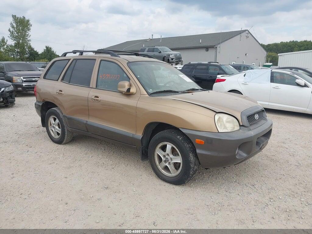 2001 HYUNDAI SANTA FE KM8SC83D21U099892
