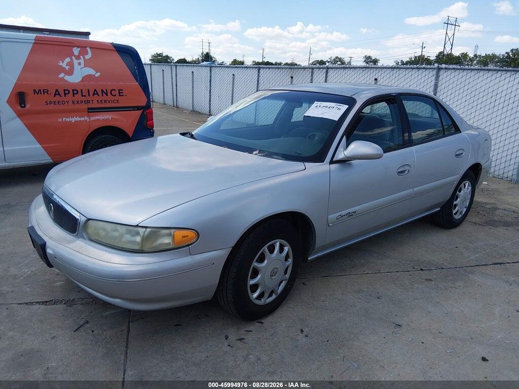 2G4WS52J421273940 2002 BUICK CENTURY photo no. 2