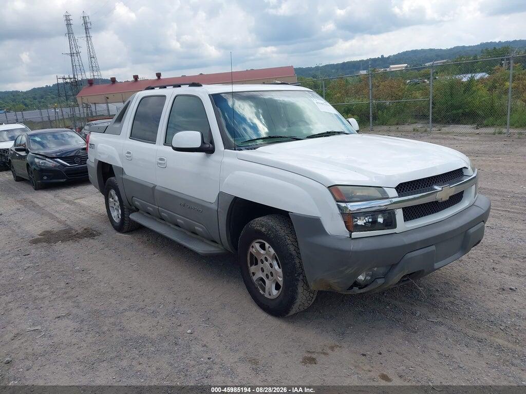 2002 CHEVROLET AVALANCHE 1500 3GNEK13T12G350819