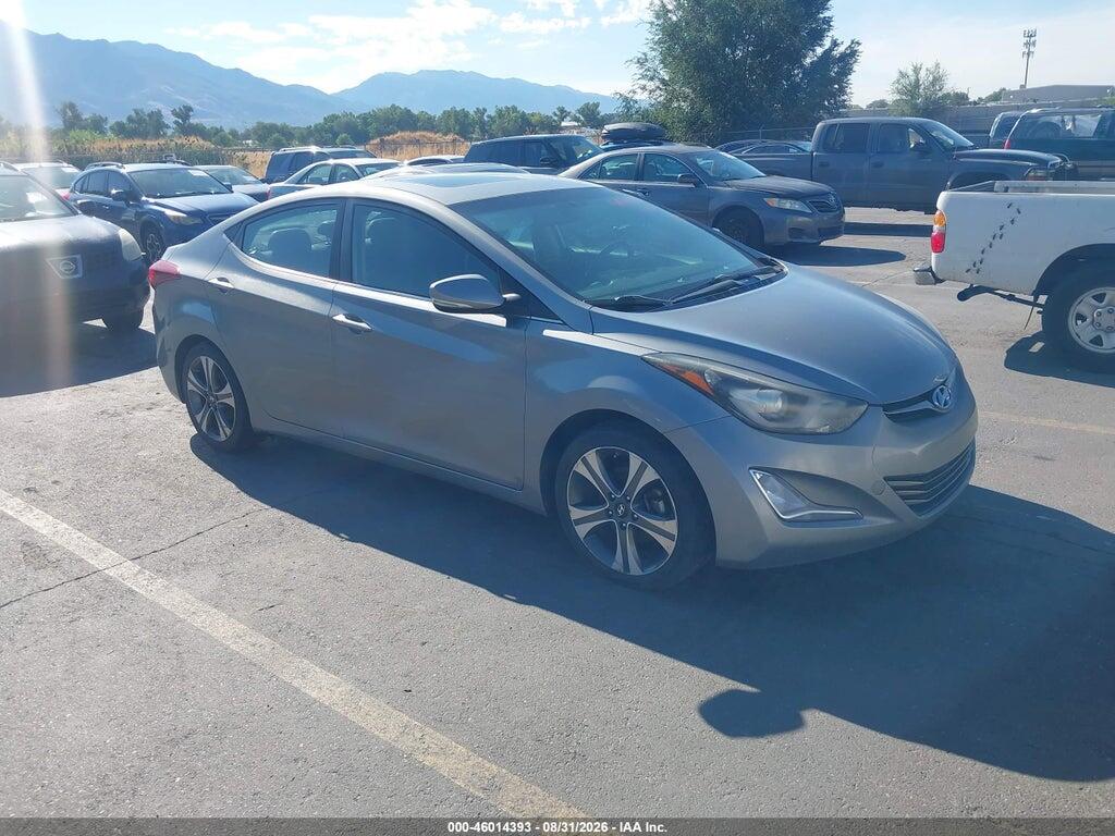 2014 HYUNDAI ELANTRA KMHDH4AH1EU124635