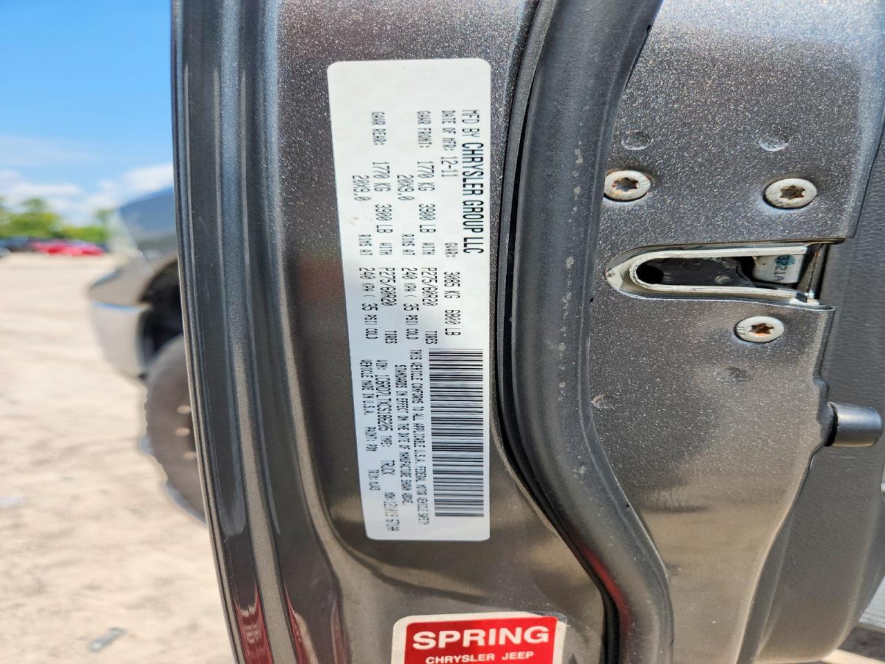 1C6RD7LTXCS186205 2012 DODGE RAM 1500 photo no. 12