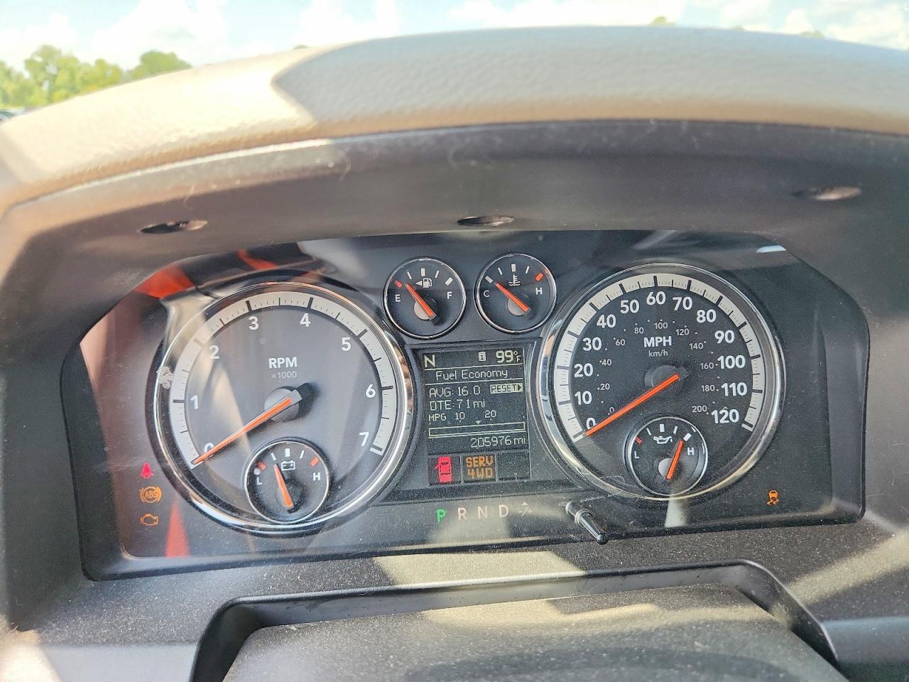 1C6RD7LTXCS186205 2012 DODGE RAM 1500 photo no. 9