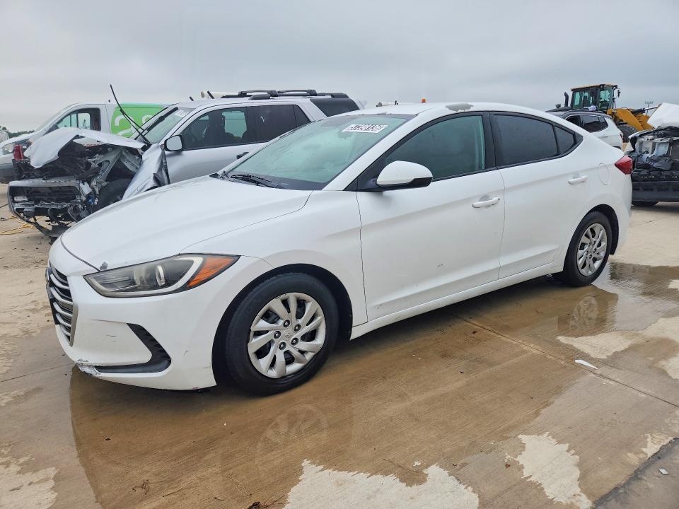 2017 HYUNDAI ELANTRA 5NPD74LFXHH196662