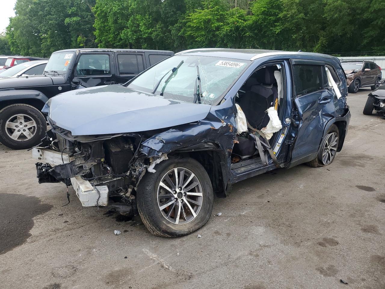 2019 TOYOTA HIGHLANDER 5TDJZRFH8KS968603
