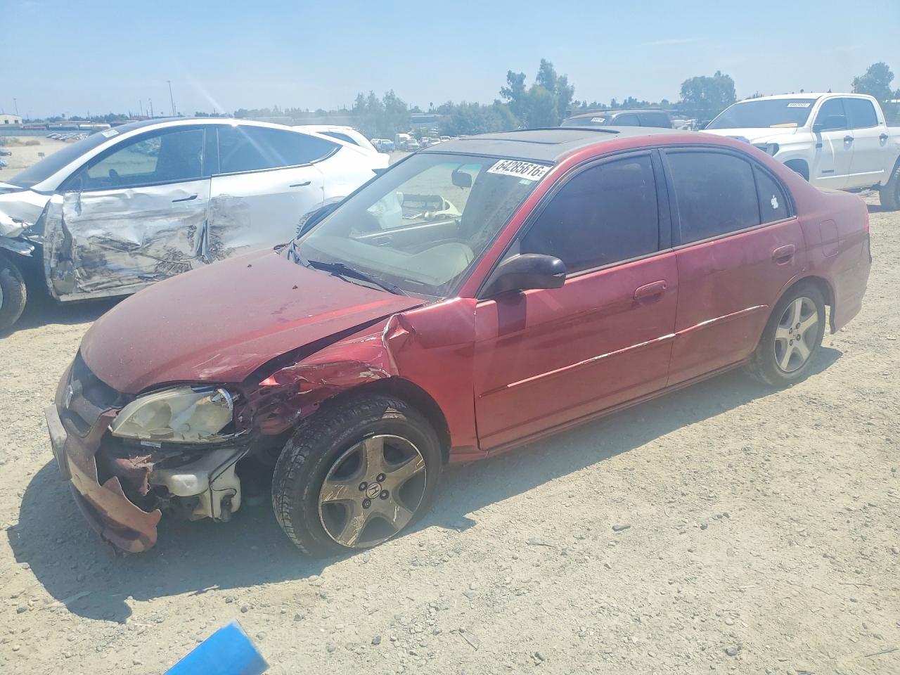 2005 HONDA CIVIC 2HGES26785H511511