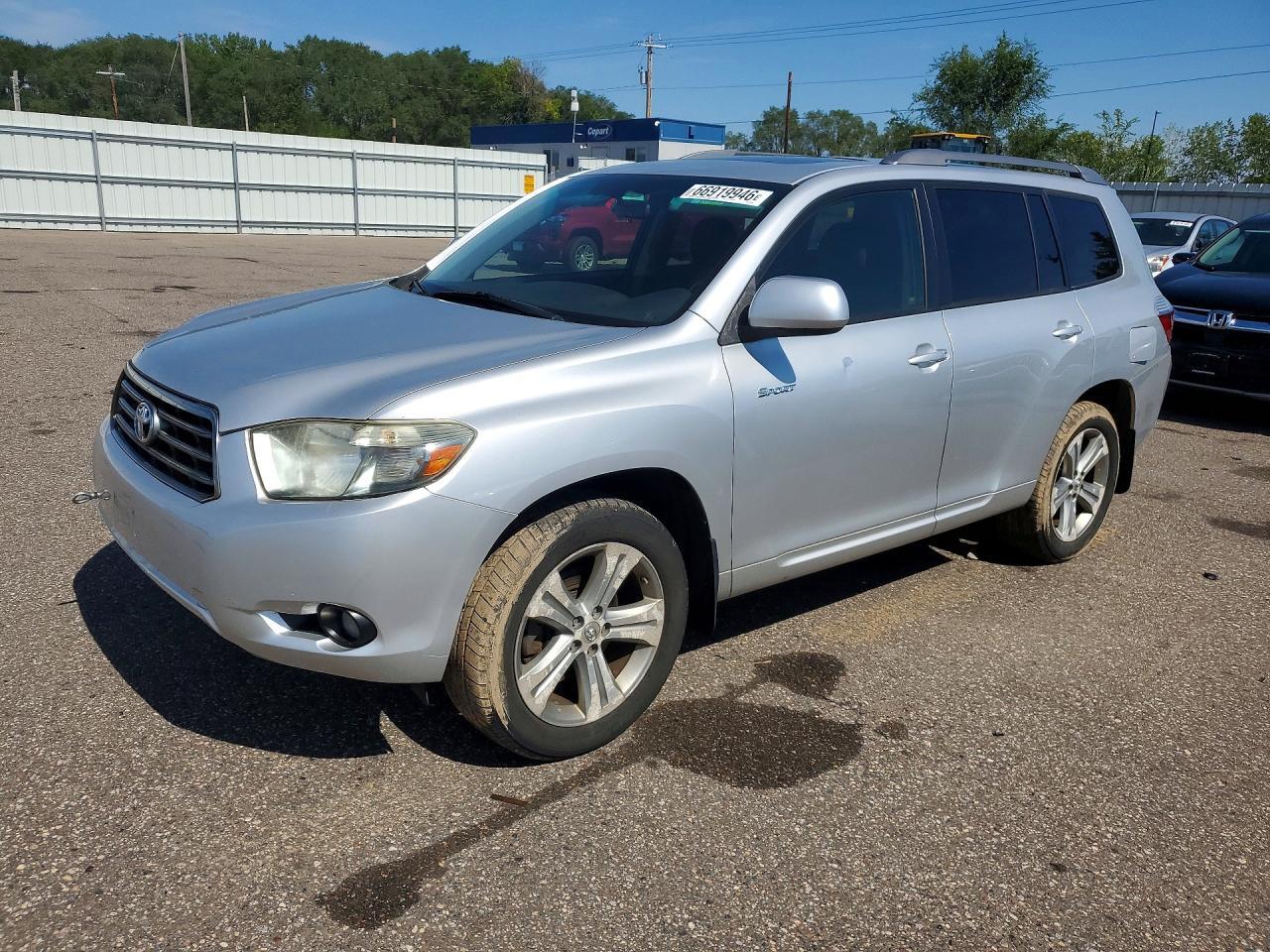 2008 TOYOTA HIGHLANDER JTEES43A082020708