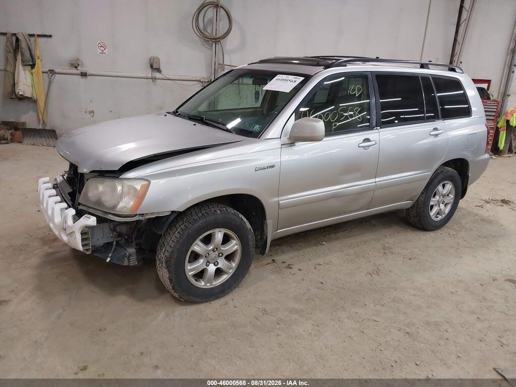 JTEHF21A720043639 2002 TOYOTA HIGHLANDER photo no. 2