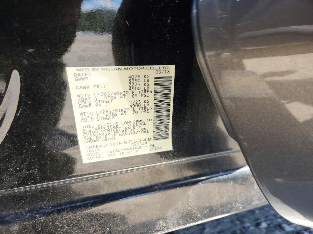 2018 NISSAN TITAN XD PLATINUM RESERVE — Фото 12 из 12