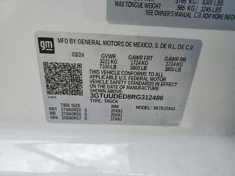 2024 GMC SIERRA K1500 SLT — Фото 12 из 12