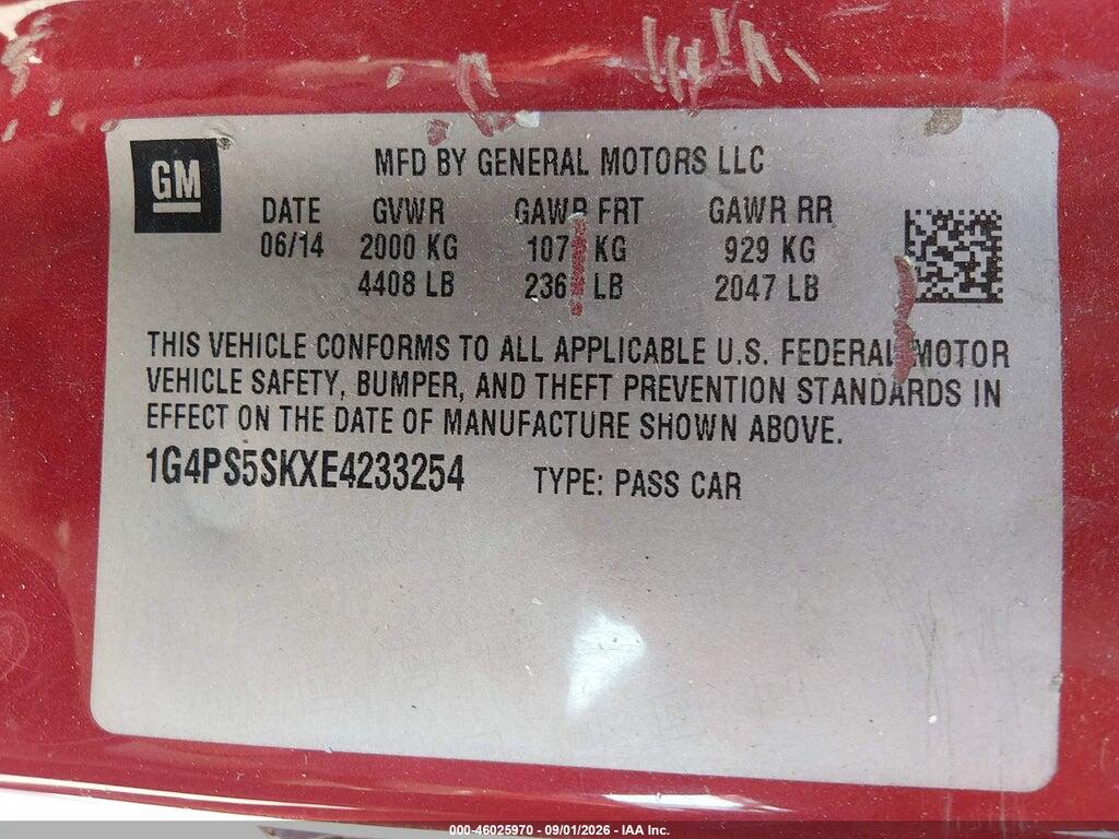 1G4PS5SKXE4233254 2014 BUICK VERANO photo no. 9