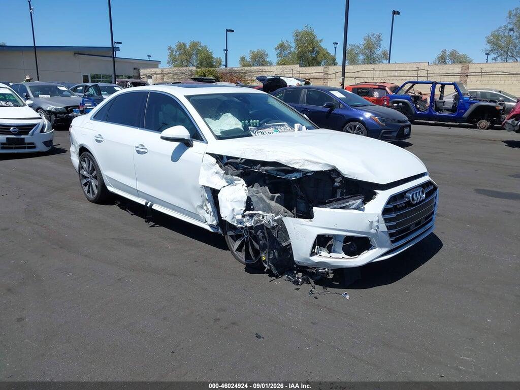 2021 AUDI A4 WAUABAF40MN008328