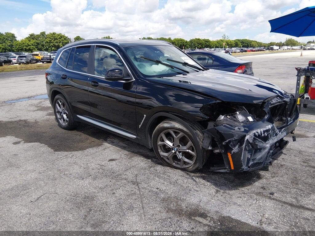 2022 BMW X3 5UX53DP09N9K31622