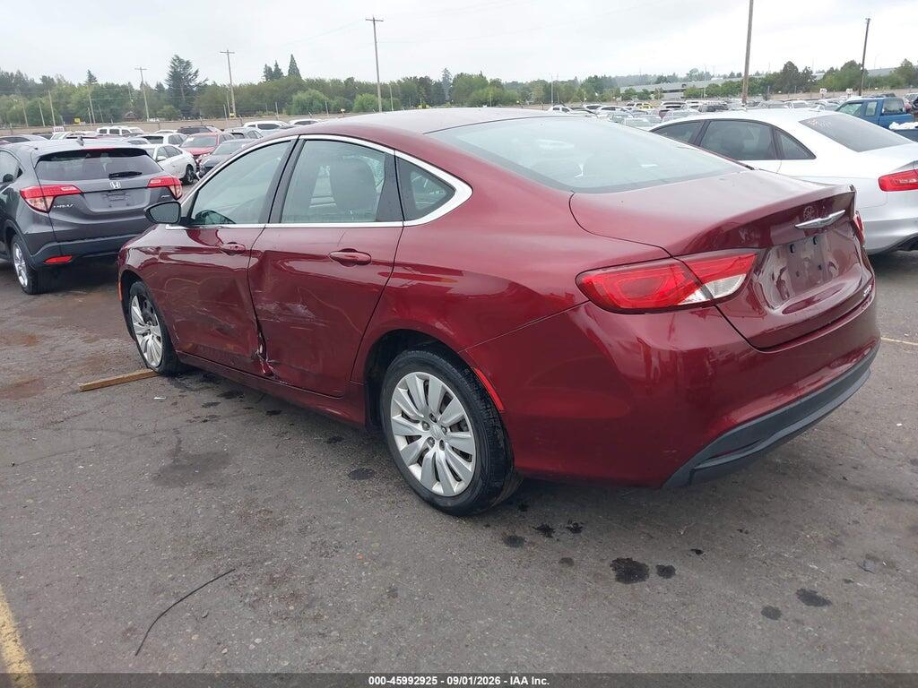 1C3CCCFB9FN605083 2015 CHRYSLER 200 photo no. 3