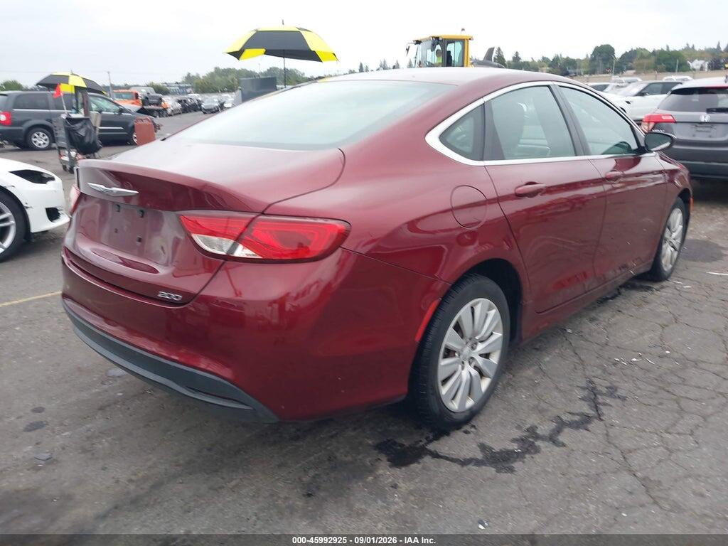 1C3CCCFB9FN605083 2015 CHRYSLER 200 photo no. 4