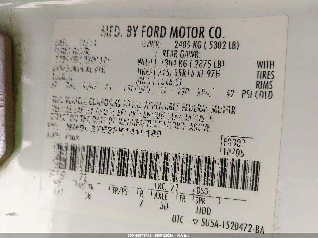 NM0LS7E26K1410189 2019 FORD TRANSIT CONNECT photo no. 9