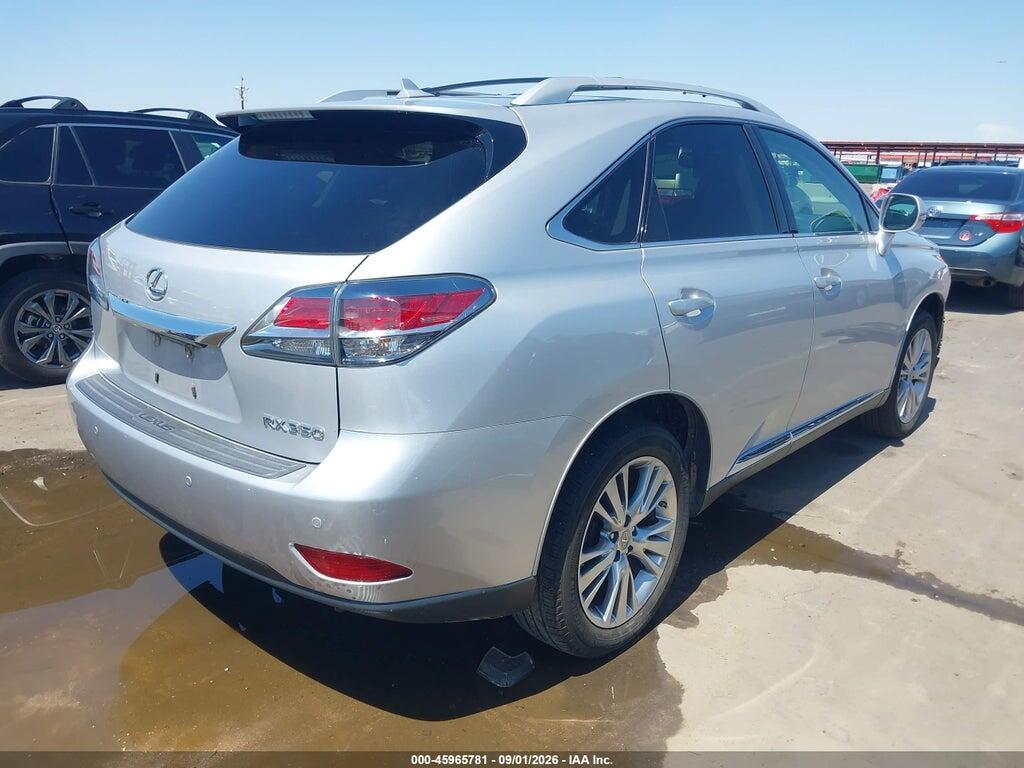 2T2BK1BA3DC207682 2013 LEXUS RX 350 photo no. 4