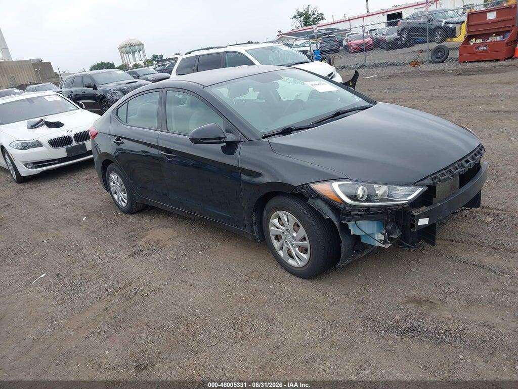 2018 HYUNDAI ELANTRA 5NPD74LF2JH262384
