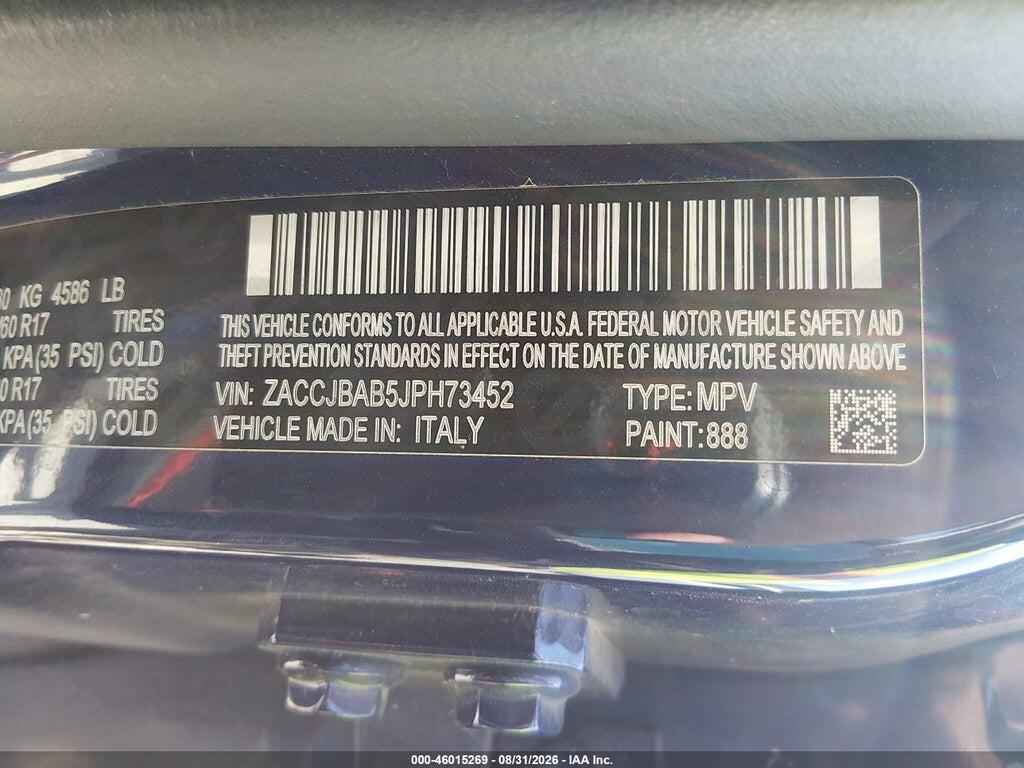 ZACCJBAB5JPH73452 2018 JEEP RENEGADE photo no. 9