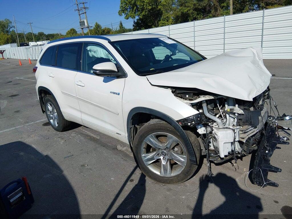 2019 TOYOTA HIGHLANDER HYBRID 5TDDGRFH0KS067289