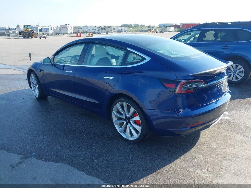 5YJ3E1EB5JF080722 2018 TESLA MODEL 3 photo no. 3