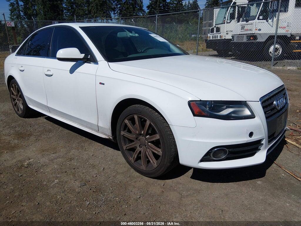2012 AUDI A4 WAUFFAFL5CN001195