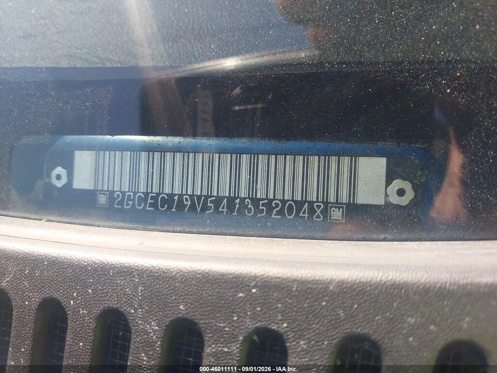 2GCEC19V541352048 2004 CHEVROLET SILVERADO 1500 photo no. 9