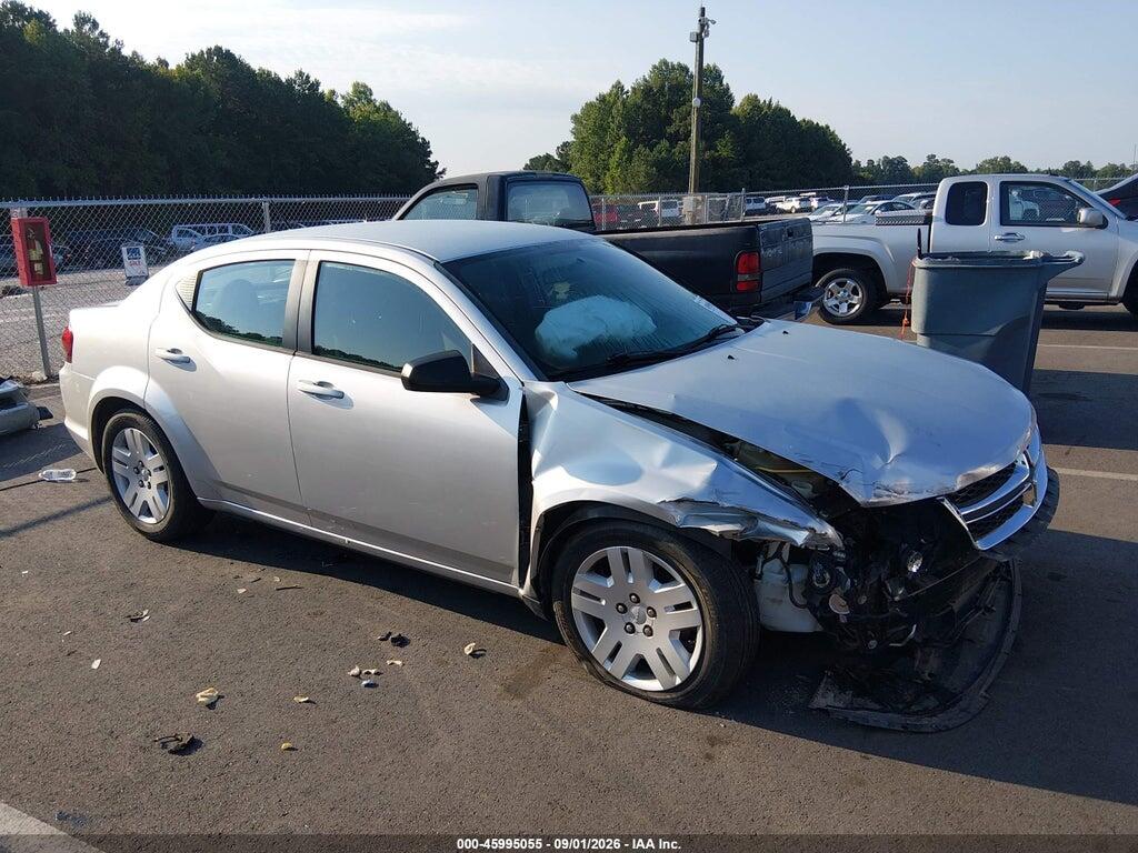 2012 DODGE AVENGER 1C3CDZAB1CN132248
