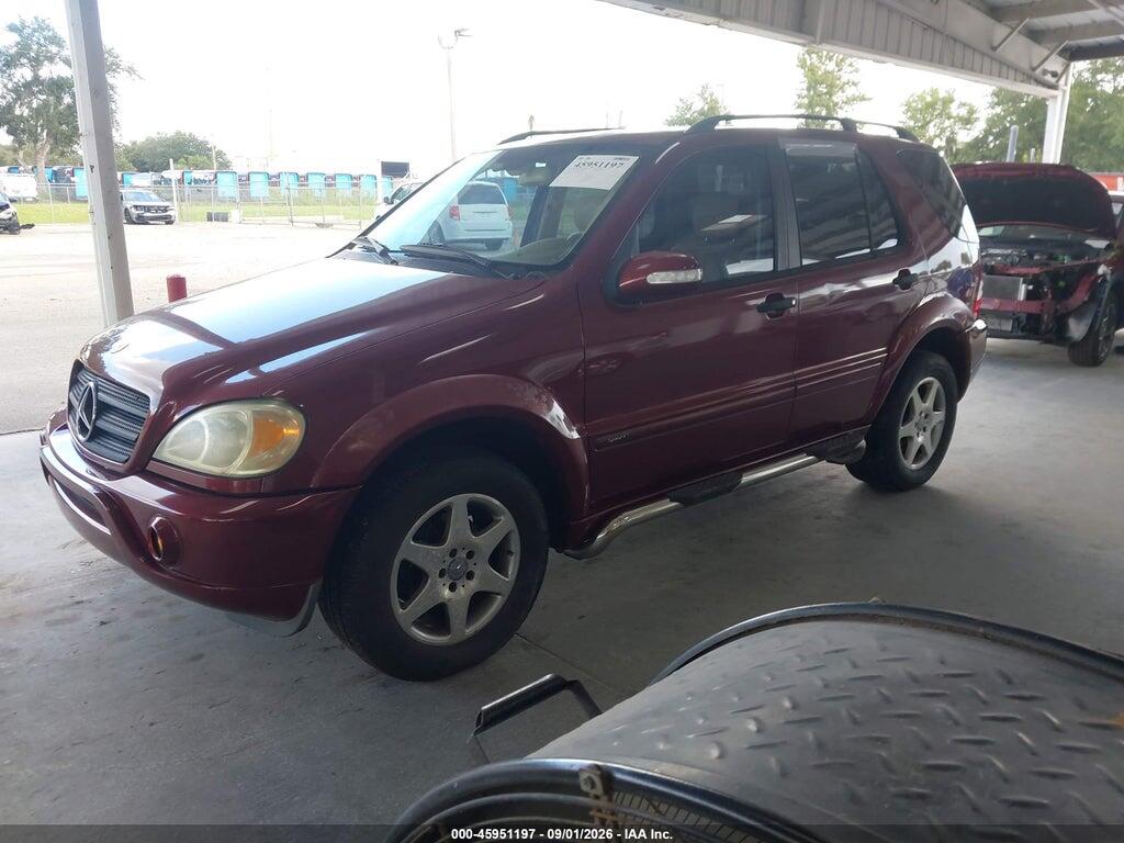 4JGAB54E13A395320 2003 MERCEDES-BENZ ML 320 photo no. 2