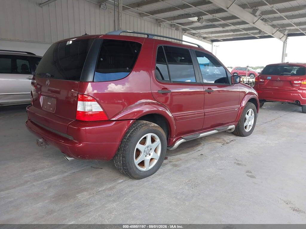 4JGAB54E13A395320 2003 MERCEDES-BENZ ML 320 photo no. 4