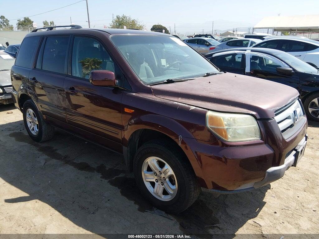 2008 HONDA PILOT 5FNYF28208B022466