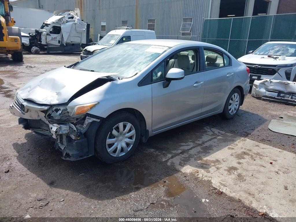 19XFB2F53CE110054 2012 HONDA CIVIC photo no. 2