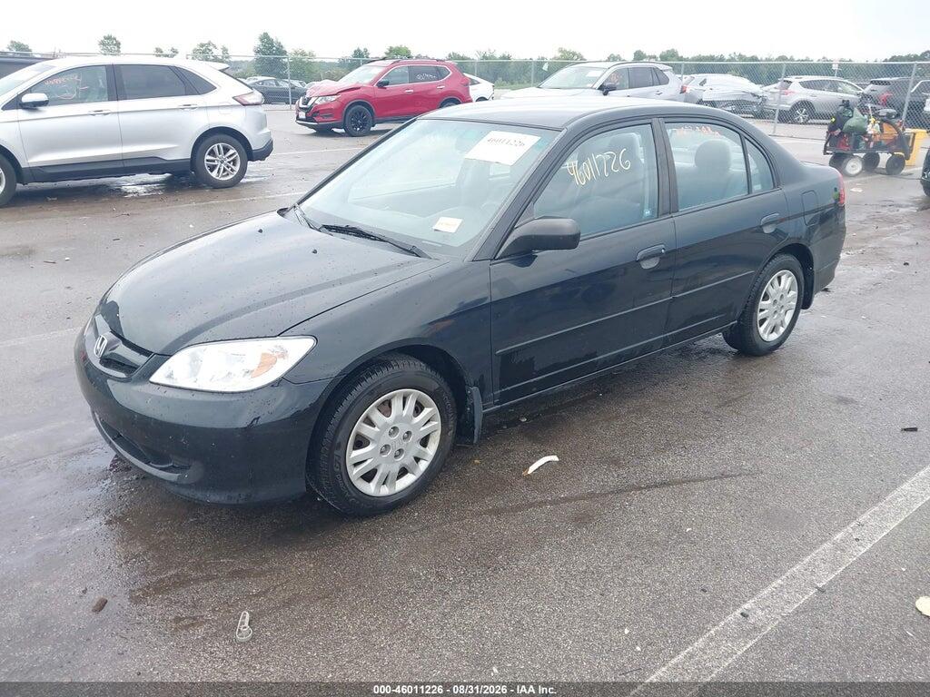 1HGES16505L028557 2005 HONDA CIVIC photo no. 2