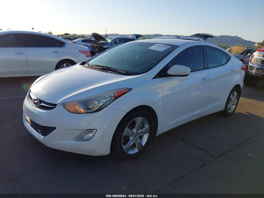 5NPDH4AE2CH107733 2012 HYUNDAI ELANTRA photo no. 2