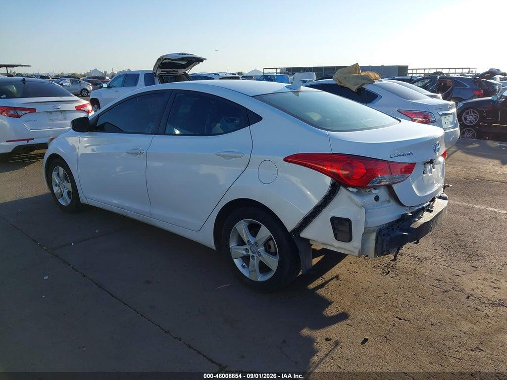 5NPDH4AE2CH107733 2012 HYUNDAI ELANTRA photo no. 3