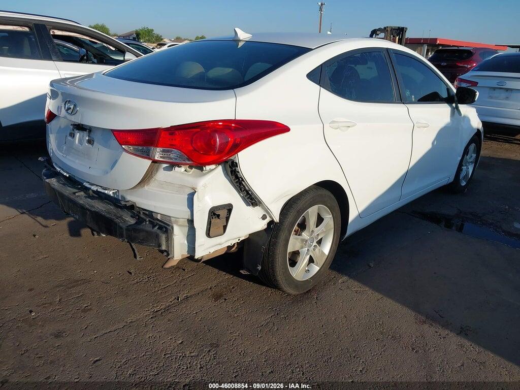 5NPDH4AE2CH107733 2012 HYUNDAI ELANTRA photo no. 4
