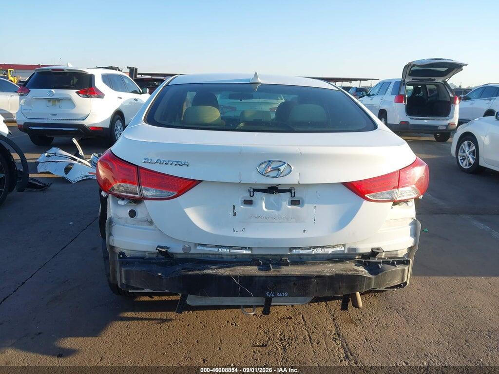 5NPDH4AE2CH107733 2012 HYUNDAI ELANTRA photo no. 6