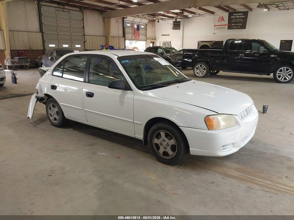 2002 HYUNDAI ACCENT KMHCG45C82U306342