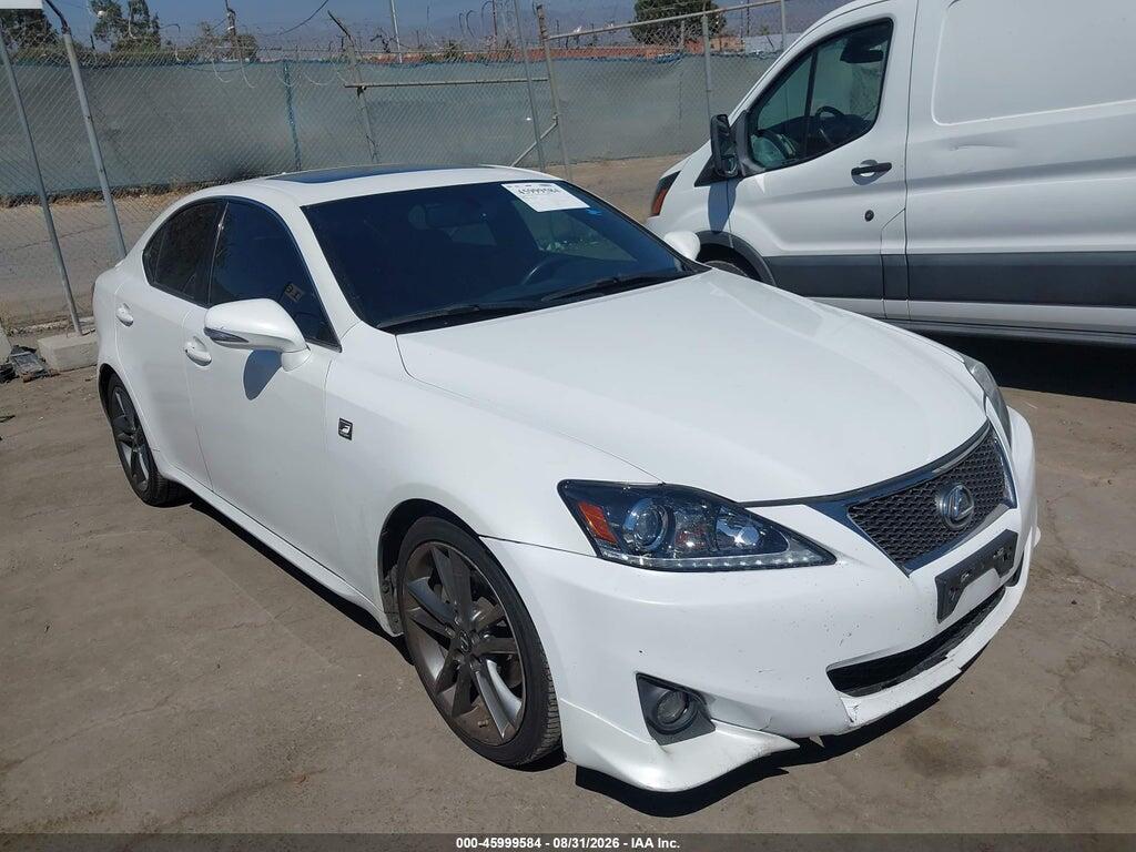2012 LEXUS IS 250 JTHBF5C28C5180013